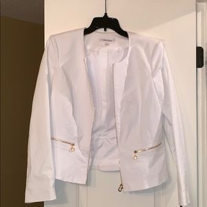 White blazer
